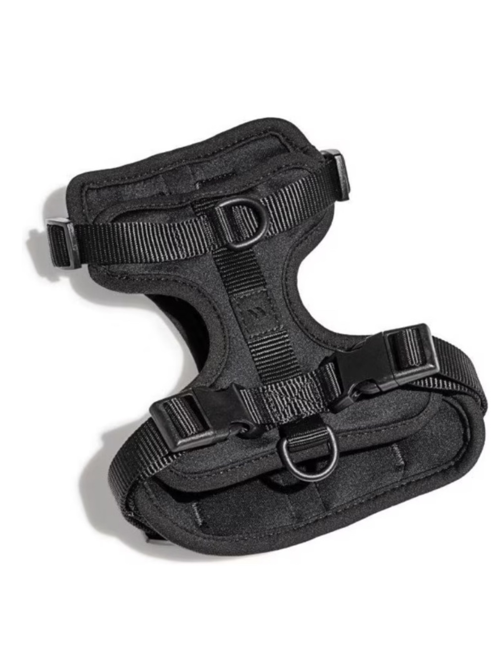 Wild One Adjustable Cushioned Dog Harness, Black, Medium